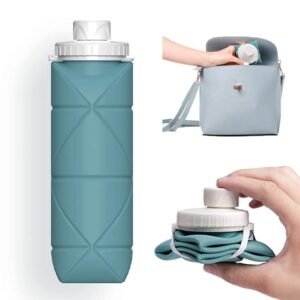 Silicone foldable water bottle
